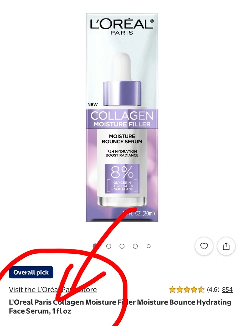 LOreal hydrating collagen